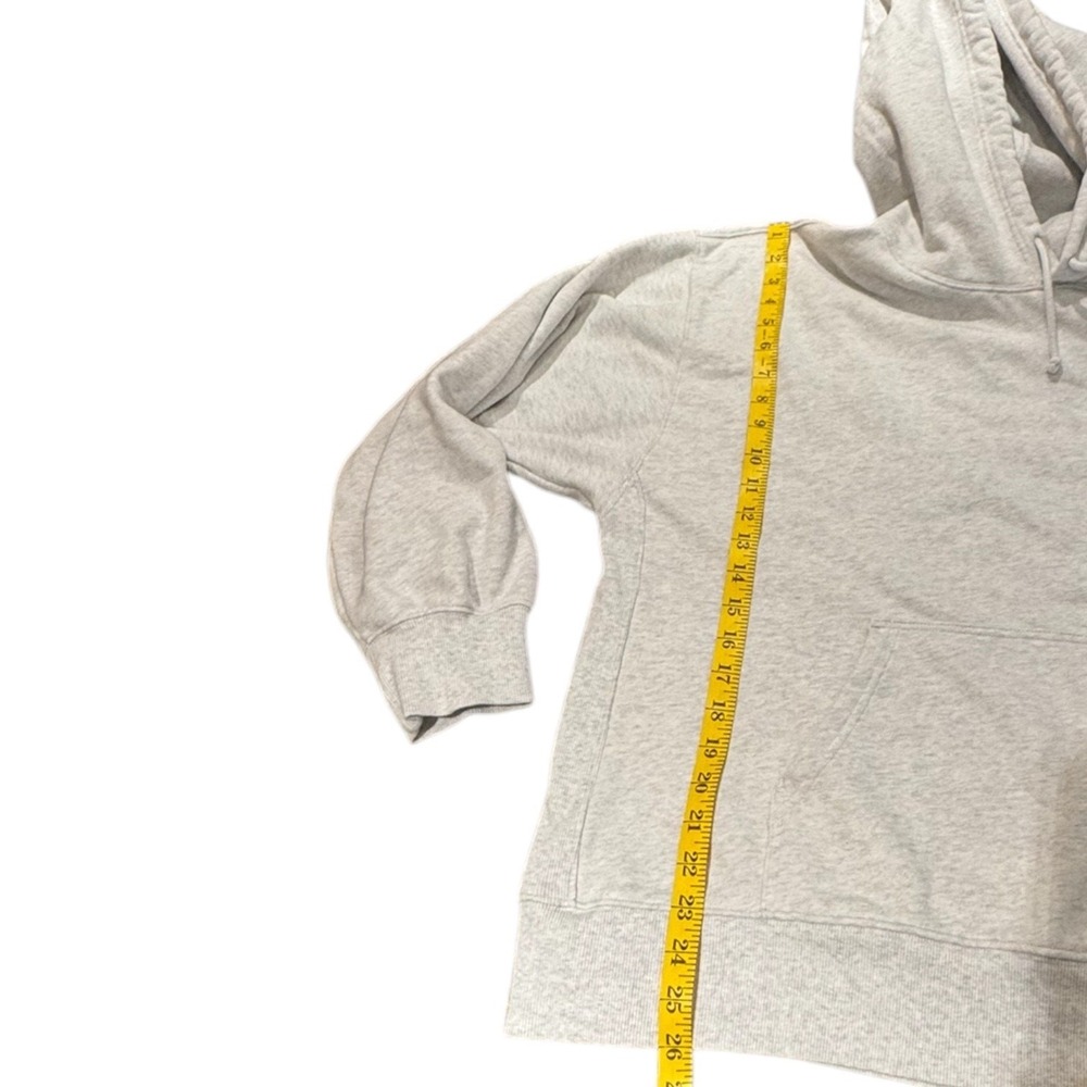 TNA Aritzia Gray Sweatfleece Terry Fleece Boyfriend Fit Hoodie Size XL - Picture 5 of 7